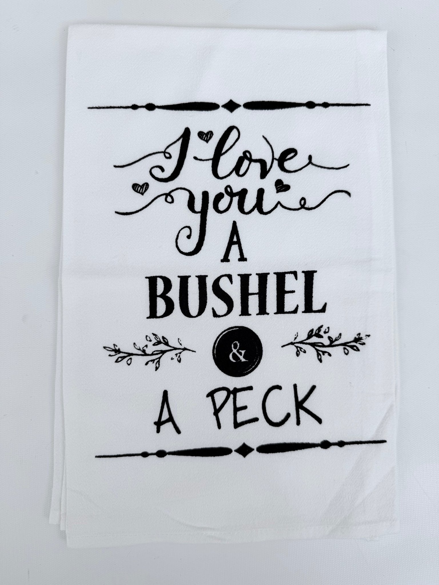 Printed Towels - A Bushel & A Peck