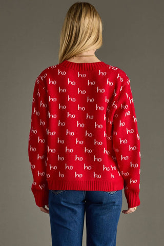 Red Ho Ho Ho Sweater - A Bushel & A Peck