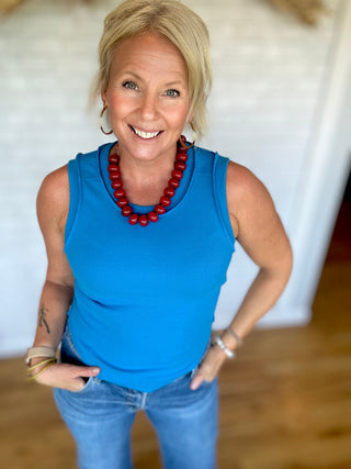 Ribbed Boho Summer Tank - Royla - A Bushel & A Peck