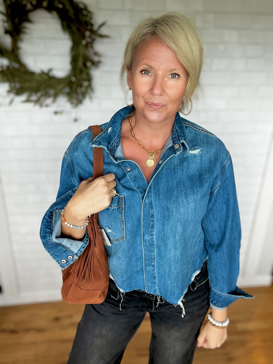 Riley Denim Jacket - A Bushel & A Peck