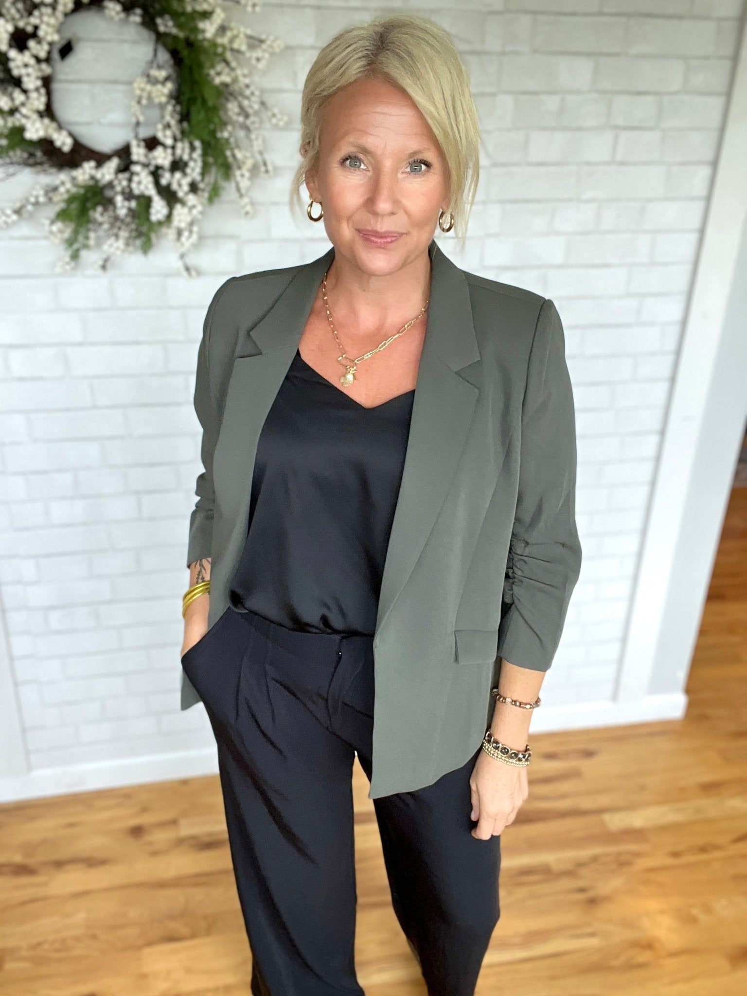 Riley Wide Leg Pant - Black - A Bushel & A Peck