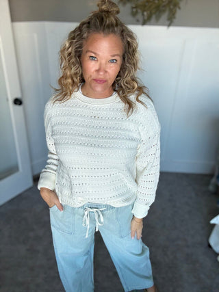 Robin Sweater - Ivory - A Bushel & A Peck
