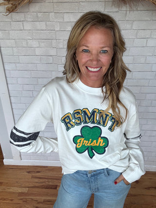 Rosemount T Long Sleeve-White - A Bushel & A Peck