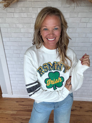Rosemount T Long Sleeve-White - A Bushel & A Peck