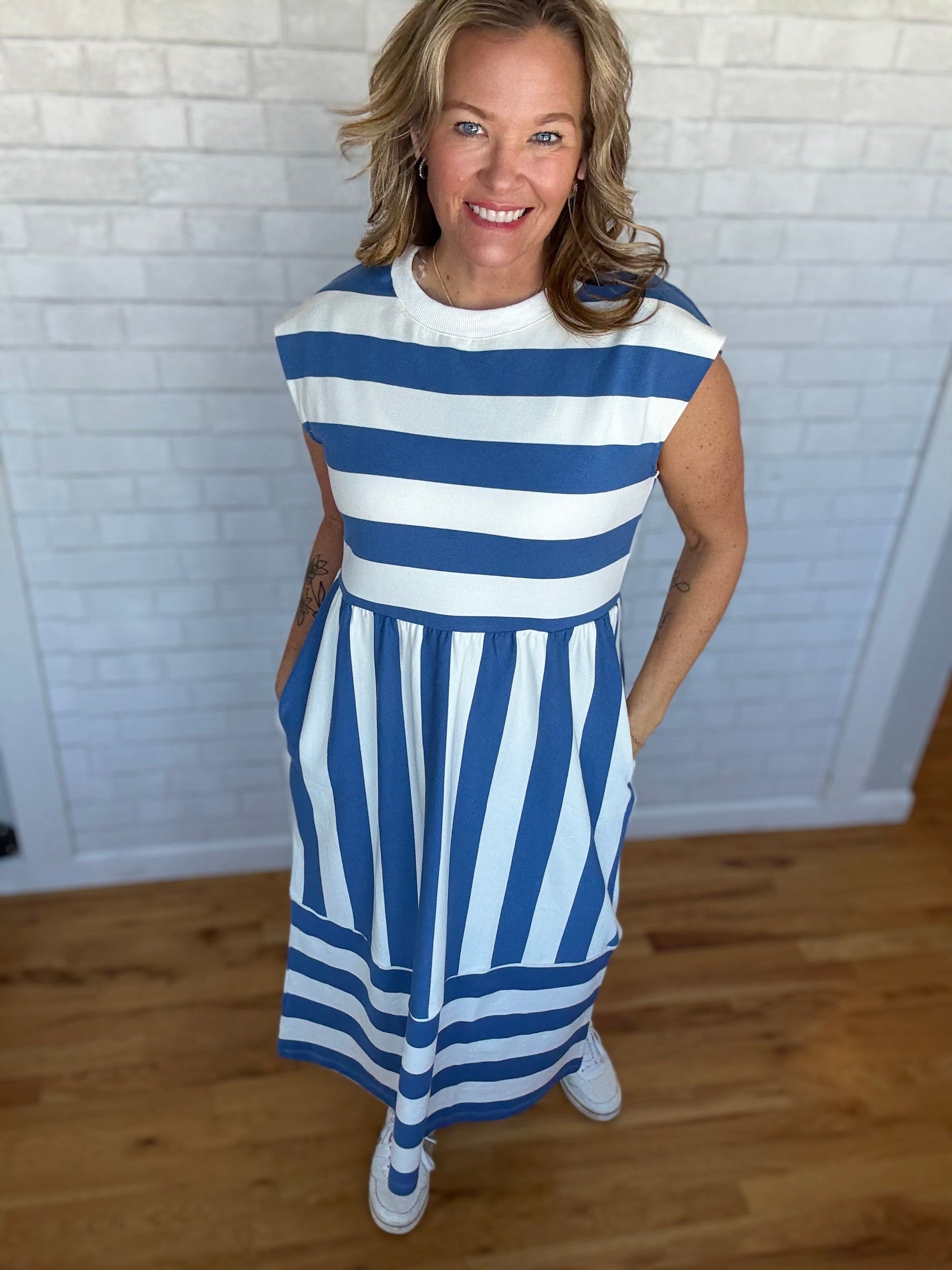 Ruby Striped Dress - A Bushel & A Peck