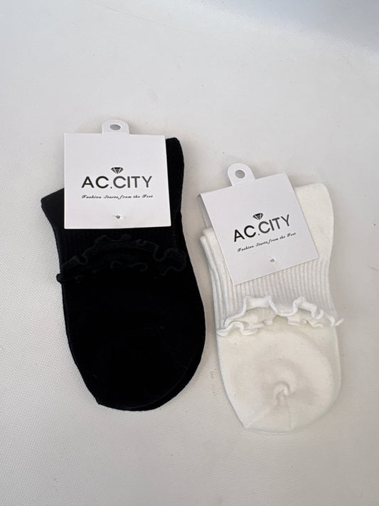 Ruffle Ankle Socks - A Bushel & A Peck