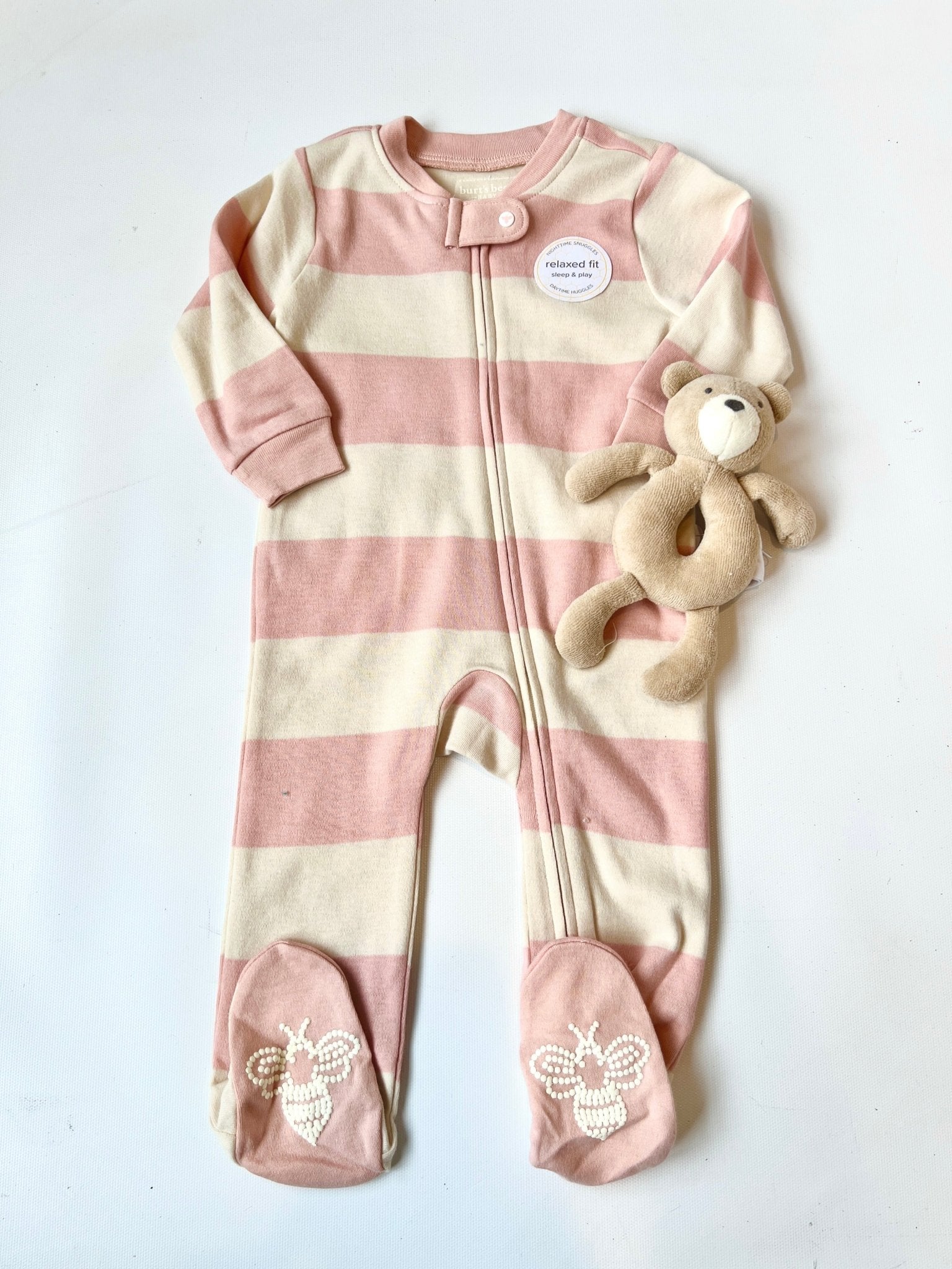 Rugby Stripe Sleeper - A Bushel & A Peck