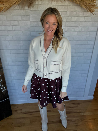 Sadie Cardigan Dress - A Bushel & A Peck
