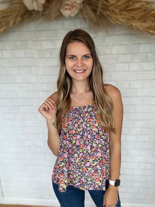 Samantha Smocked Tank - A Bushel & A Peck