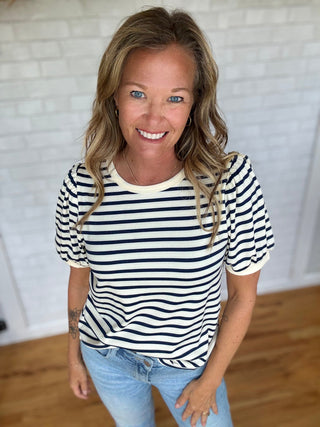 Sebastian Striped Top - A Bushel & A Peck