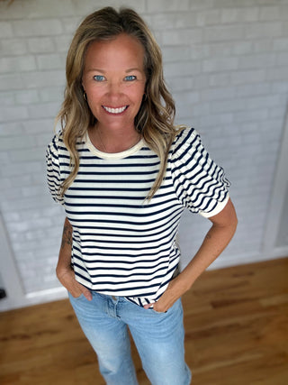 Sebastian Striped Top - A Bushel & A Peck