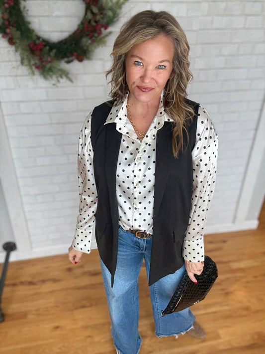 Shawl Neck Blazer - A Bushel & A Peck