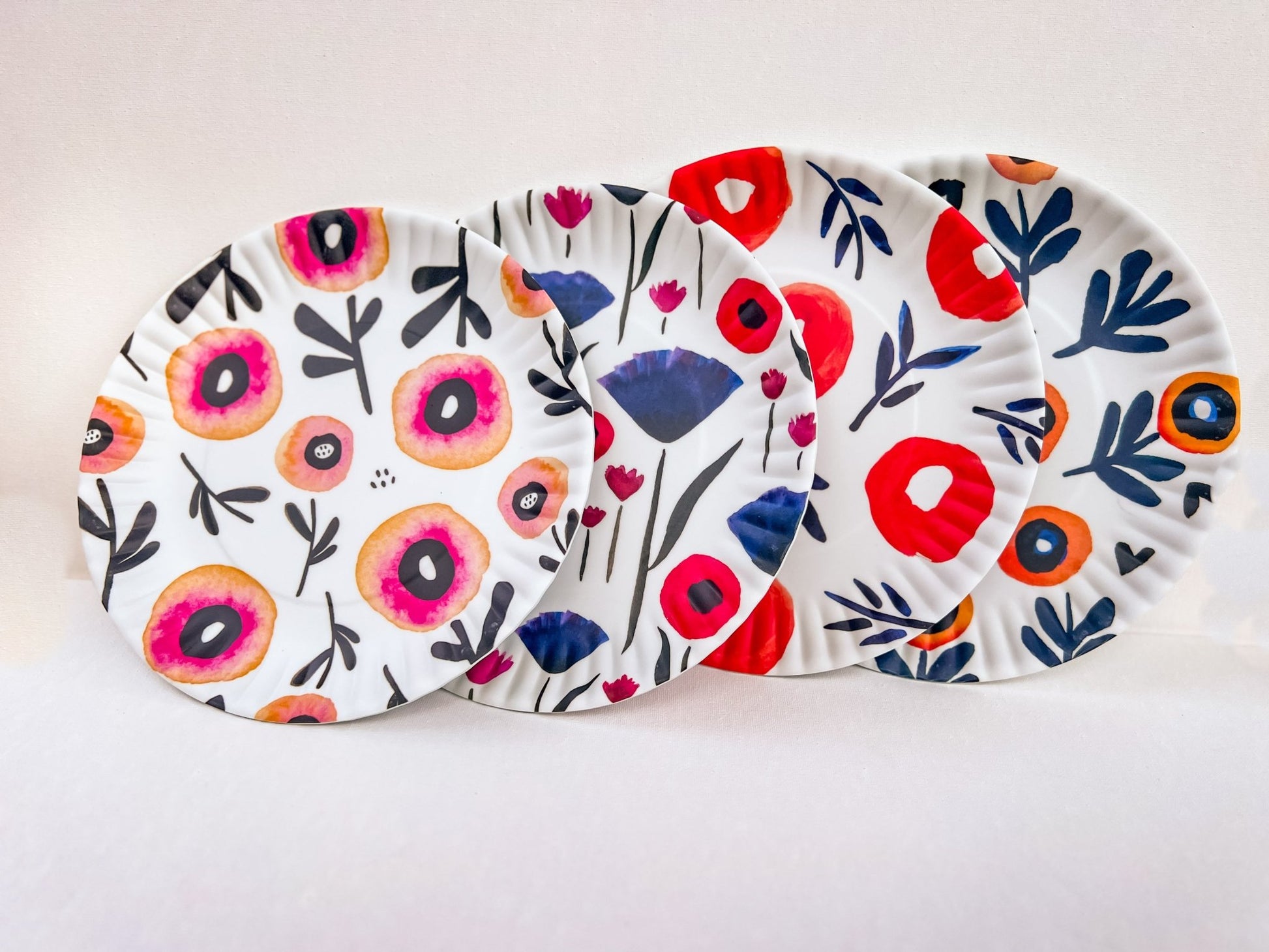 Simple Poppy Plate - A Bushel & A Peck