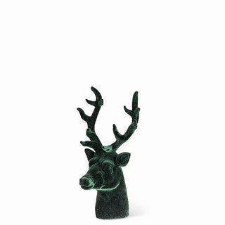 Small Stag Head-Green - A Bushel & A Peck