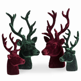 Small Stag Head-Green - A Bushel & A Peck