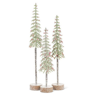 Small Tall Snowy Tree - A Bushel & A Peck