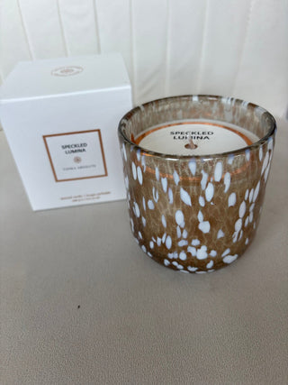 Speckled Candle Jar - A Bushel & A Peck