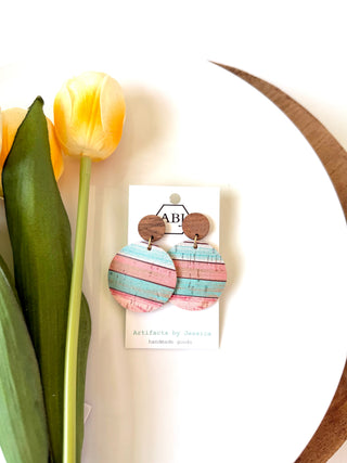 Summer Cork Earrings - A Bushel & A Peck