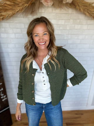 Sutton Slub Cardigan - A Bushel & A Peck