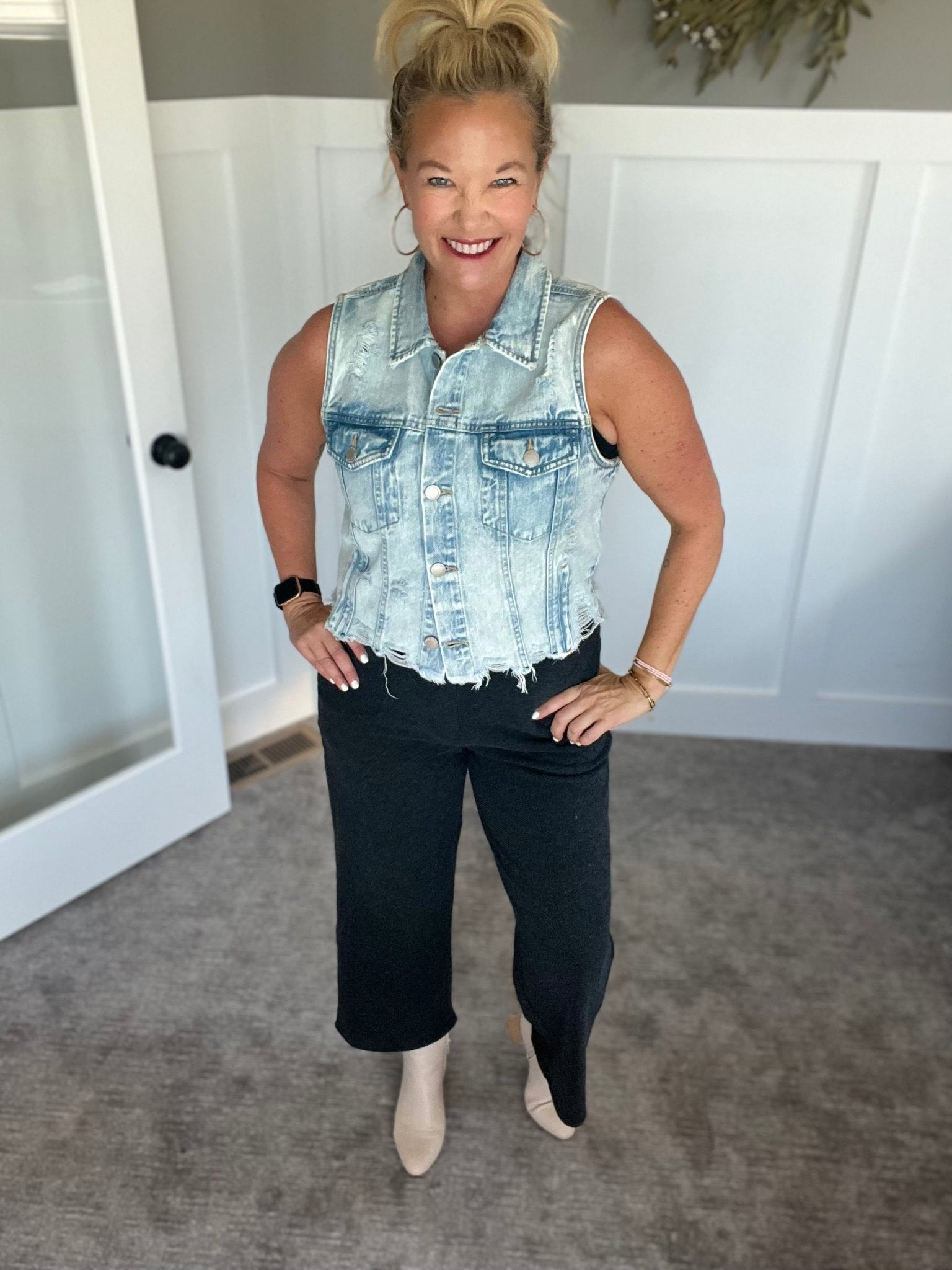 Sylvie Pant - Black Heather - A Bushel & A Peck