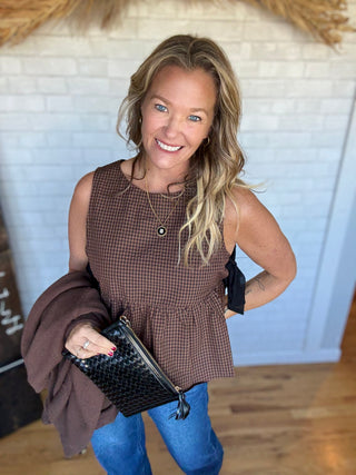 Tara Peplum - A Bushel & A Peck