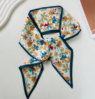 Twilly- Teal Floral - A Bushel & A Peck