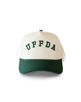 UFFDA Unisex Trucker Hat: Dark Green - A Bushel & A Peck