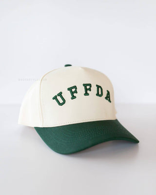 UFFDA Unisex Trucker Hat: Dark Green - A Bushel & A Peck
