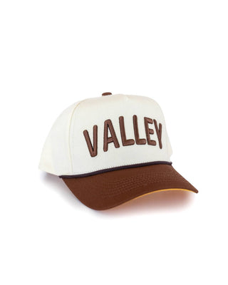 VALLEY Apple Valley MN Hat - Brown, Yellow, & Cream - A Bushel & A Peck