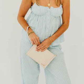 Veda Woven Crossbody and Clutch Bag: Olive - A Bushel & A Peck