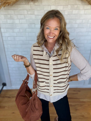 Waverly Waffle Sweater - A Bushel & A Peck