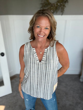 Whitney Striped Top - A Bushel & A Peck