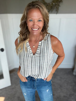 Whitney Striped Top - A Bushel & A Peck