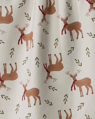 Winter Reindeer Luxe Kitchen Towel - Holiday 2026 - A Bushel & A Peck
