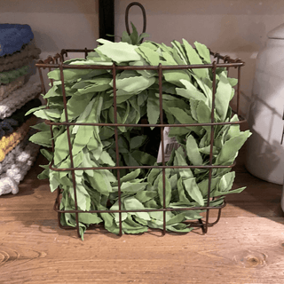 Herb Sage Wreath - Candle Ring - A Bushel & A Peck