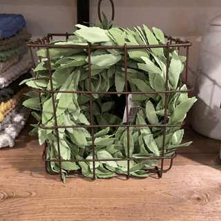 Herb Sage Wreath - Candle Ring - A Bushel & A Peck