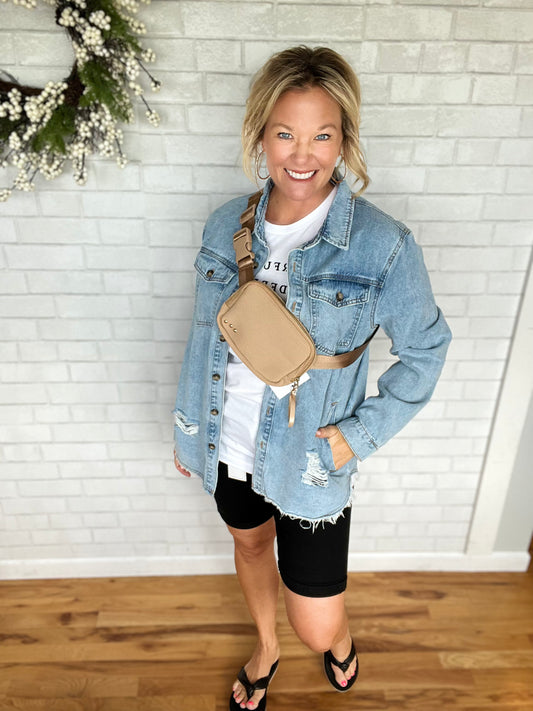 Dayna Denim Shacket