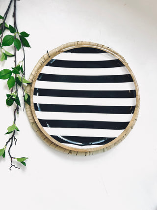Wood and Enamel Plates