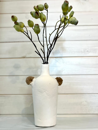 Skinny Paper Mache Vase