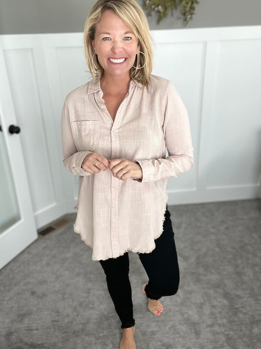 Day Drifter Tunic - Taupe Pink
