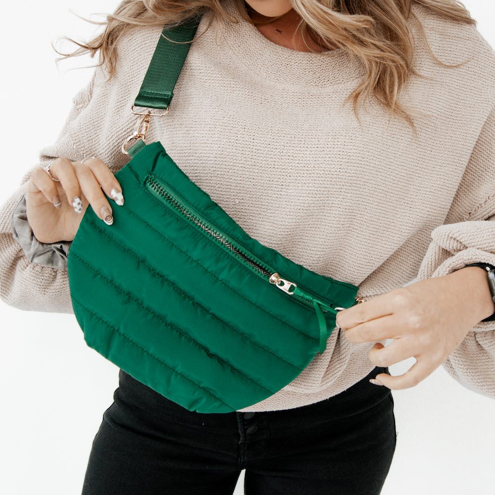 Jolie Puffer Belt Bag-Crossbody bag-Pretty Simple