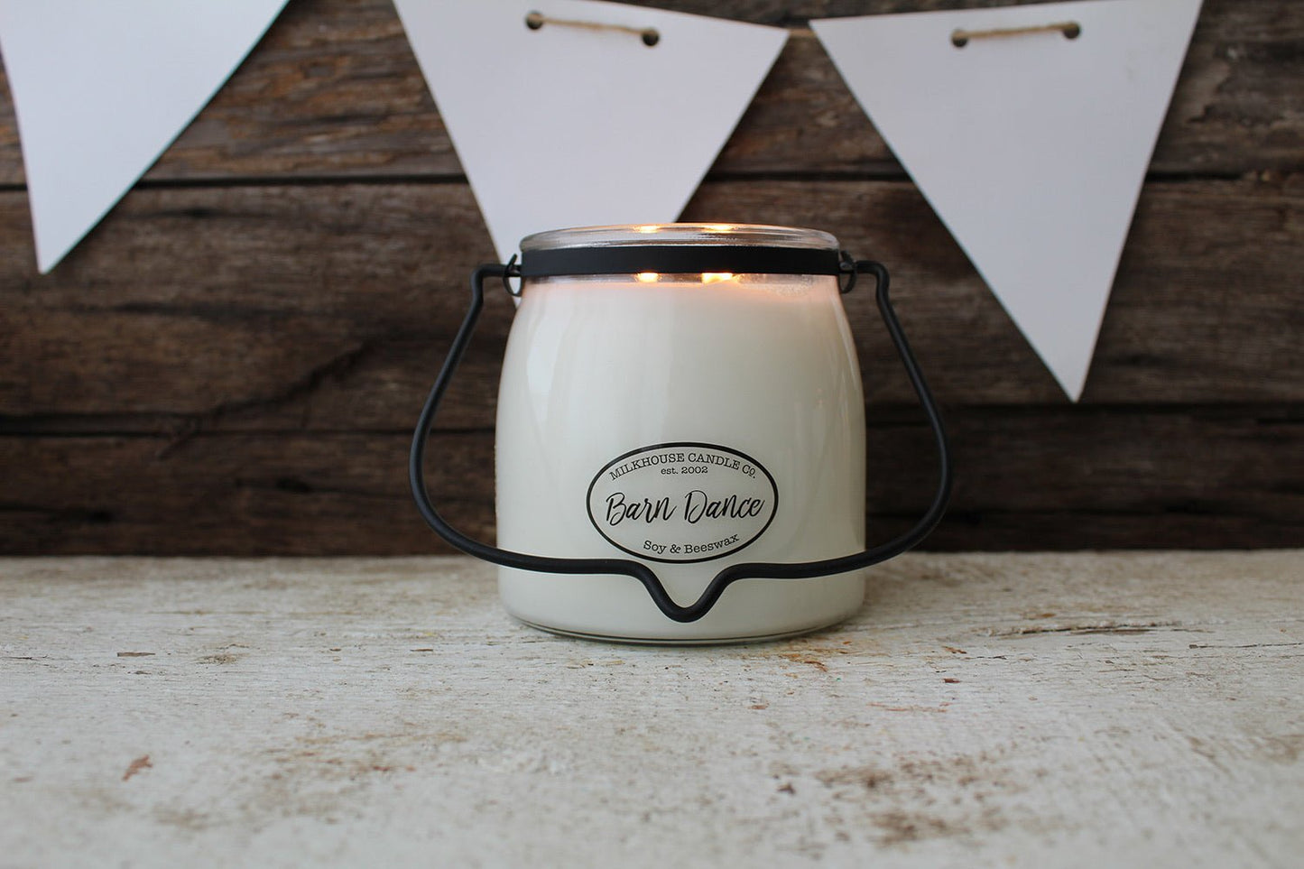 Milkhouse Candle - 16 Oz Butter Jar - A Bushel & A Peck