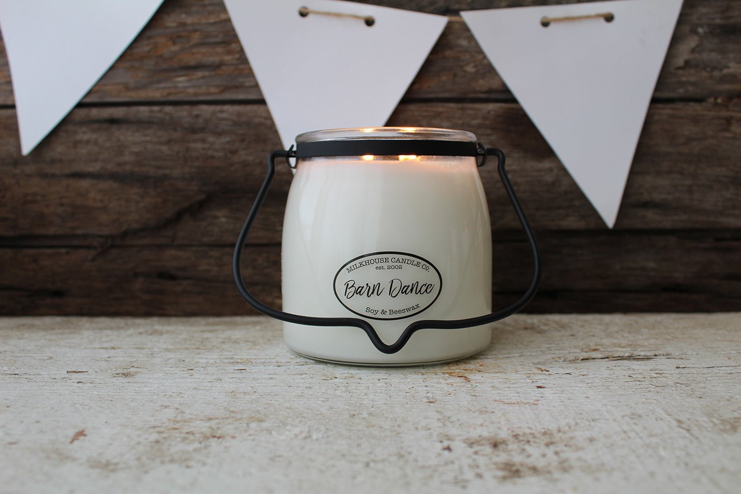 Milkhouse Candle - 16 Oz Butter Jar - A Bushel & A Peck