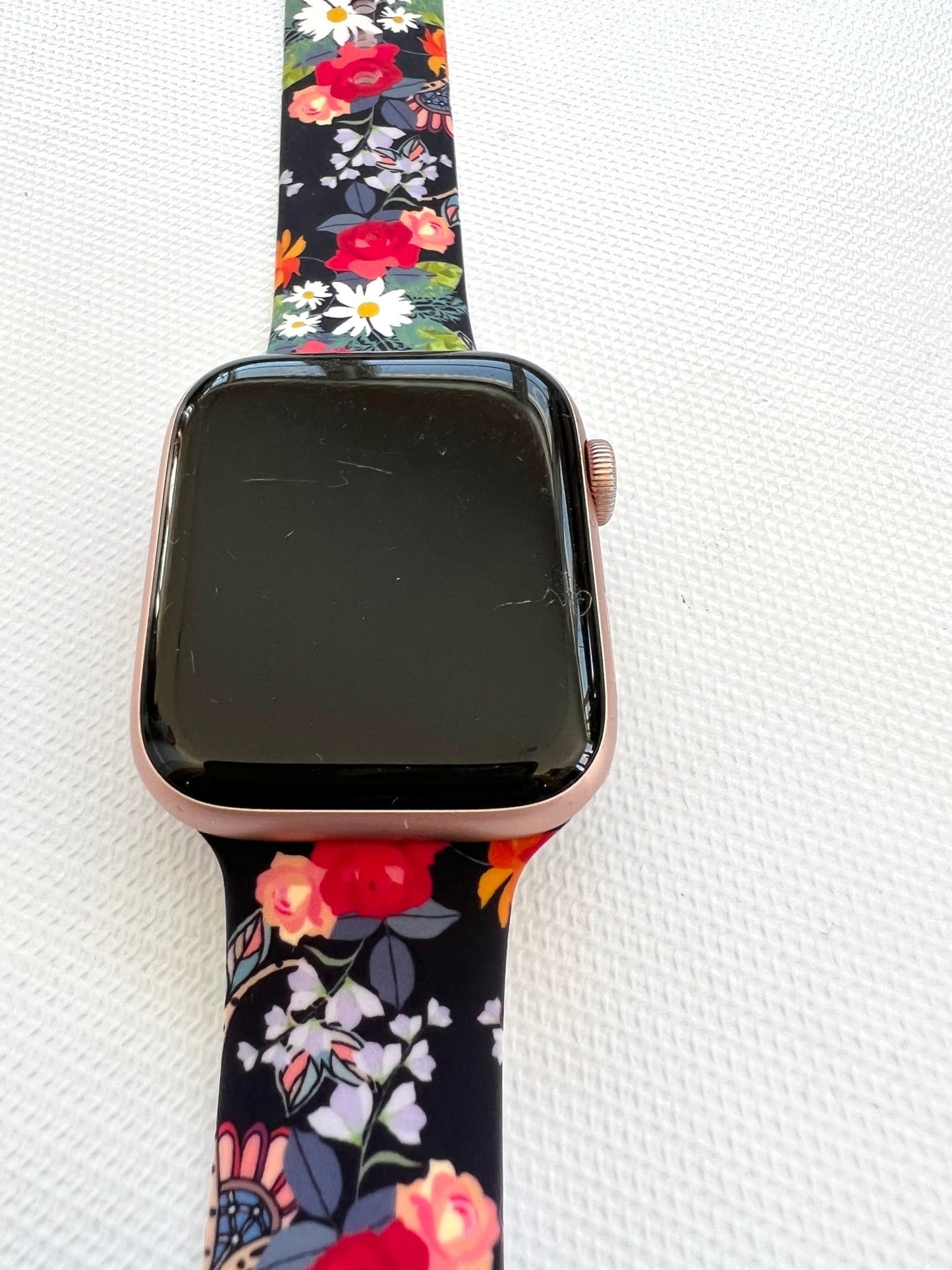 Printed Silicone Watch Band - A Bushel & A Peck