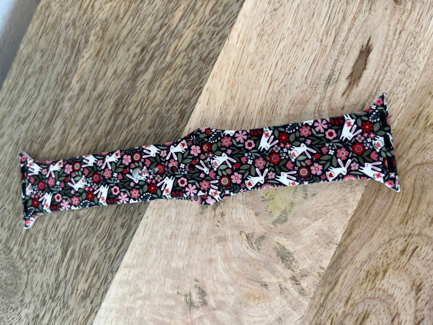 Printed Silicone Watch Band - A Bushel & A Peck