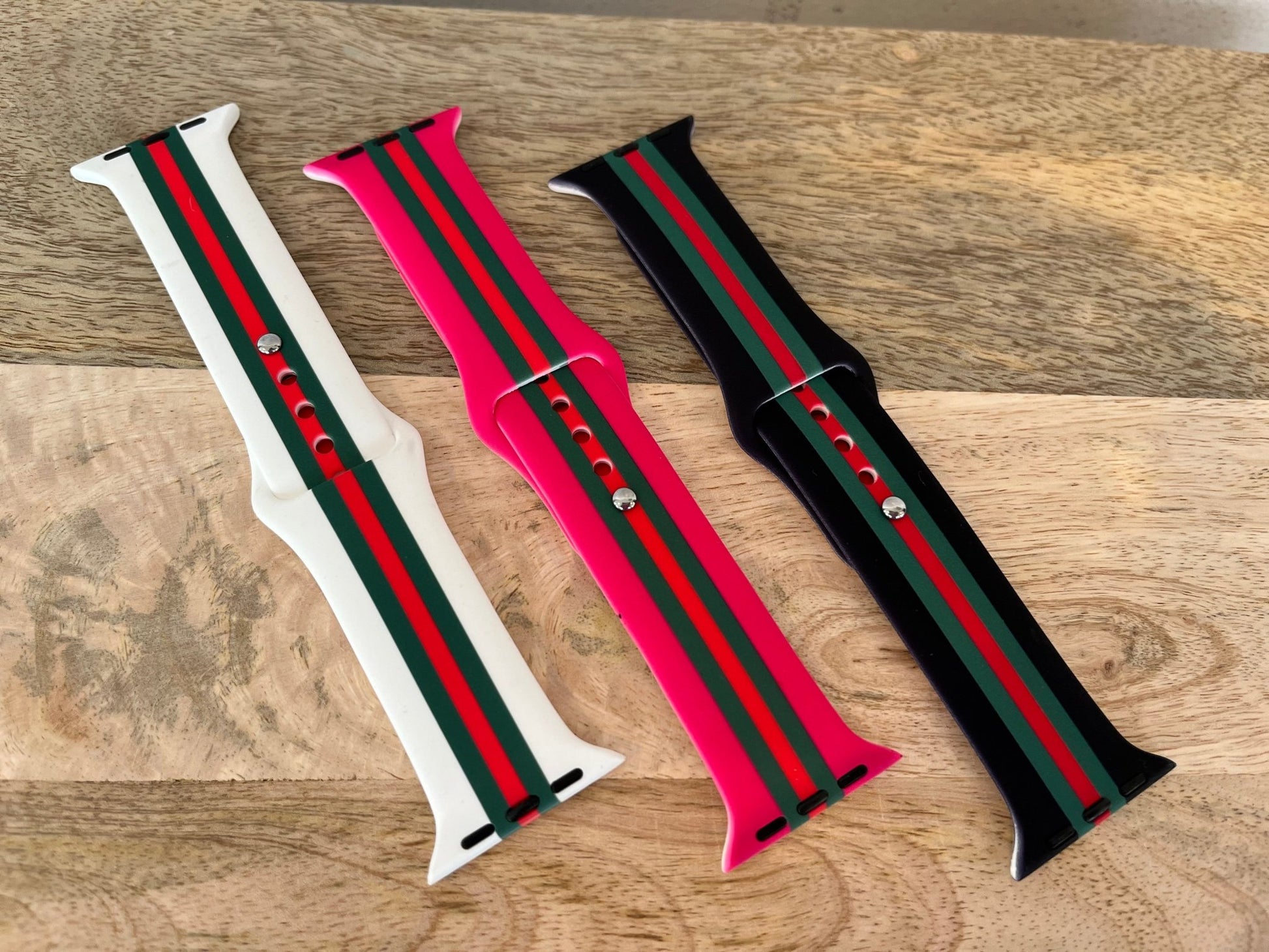 Printed Silicone Watch Band - A Bushel & A Peck