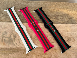 Printed Silicone Watch Band - A Bushel & A Peck