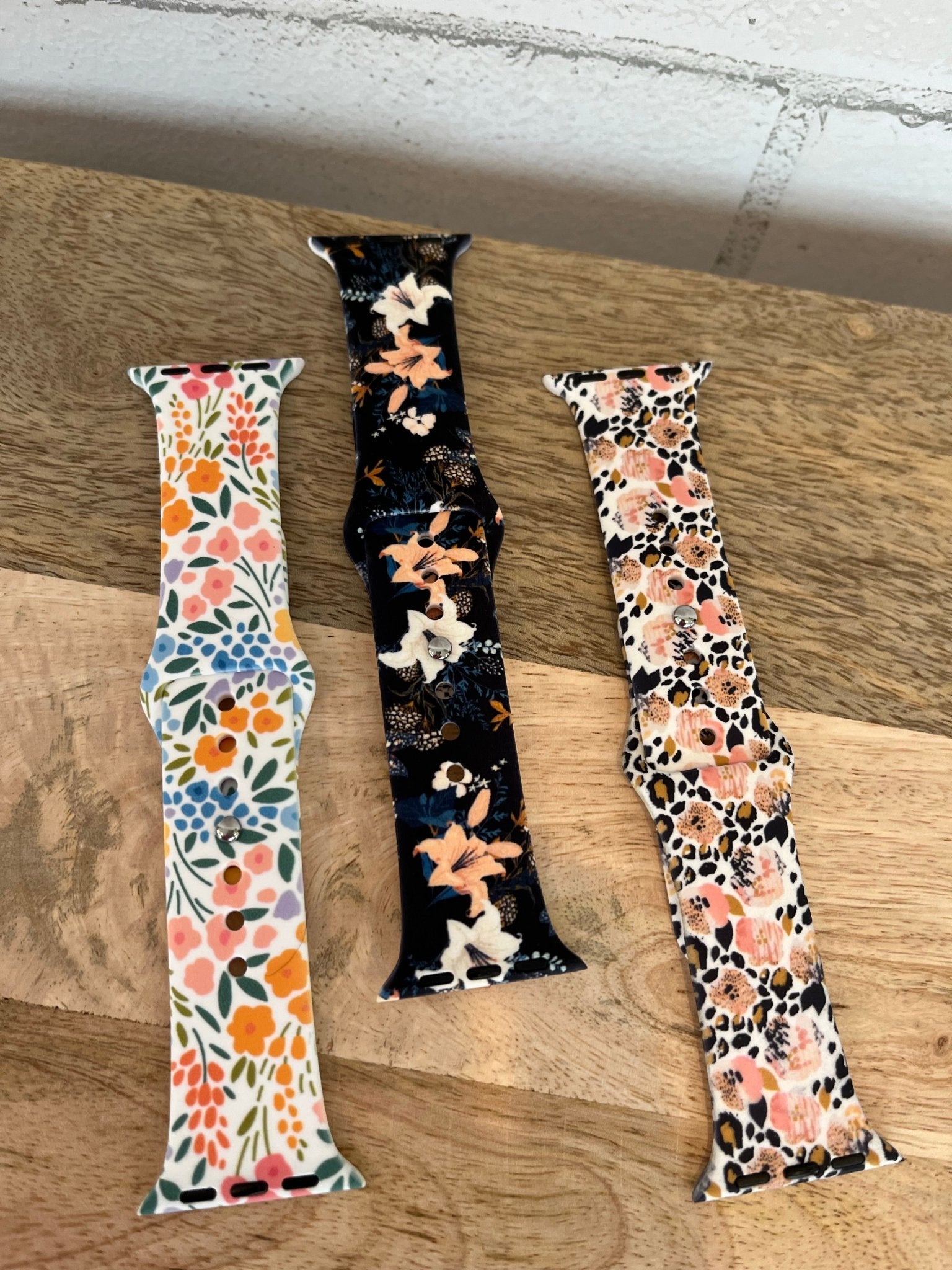 Printed Silicone Watch Band - A Bushel & A Peck