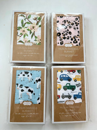Printed Swaddle - A Bushel & A Peck