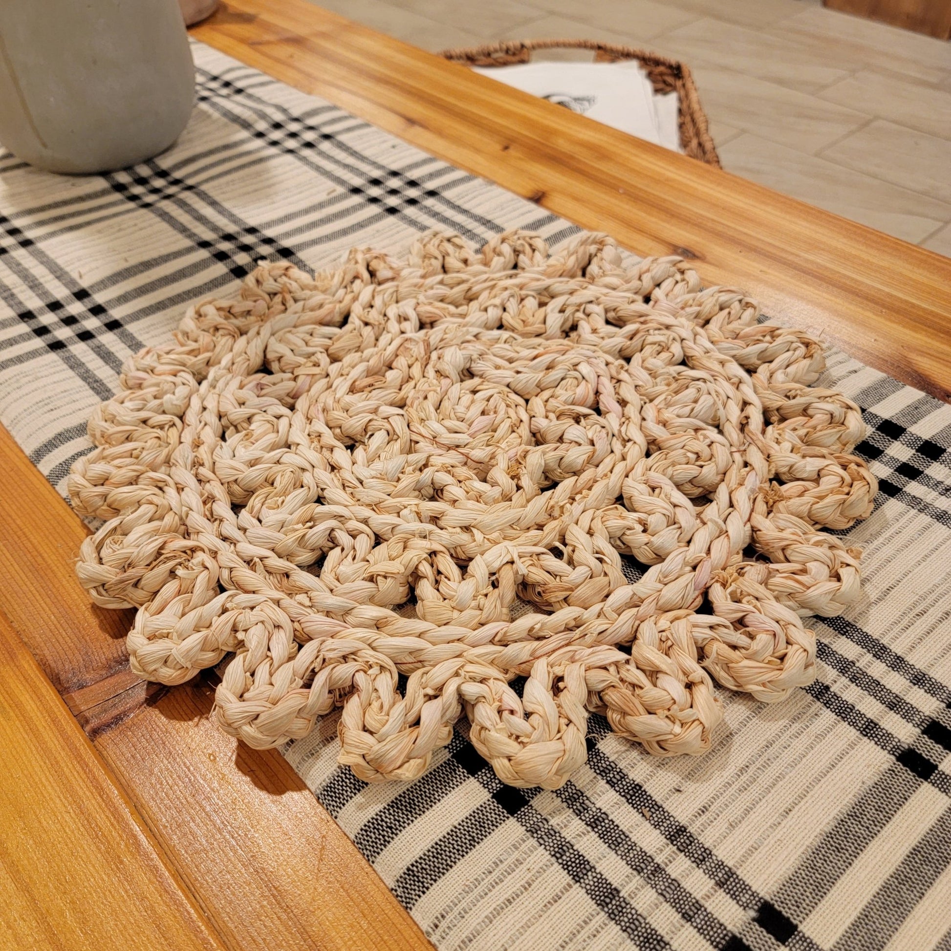 Woven Straw Placemat - A Bushel & A Peck